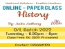 O/L History Paper Classes (English Medium) - Online
