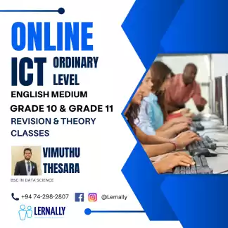 O/L ICT English Medium - Grade 10/11 O/L ICT English Medium - Grade 10/11