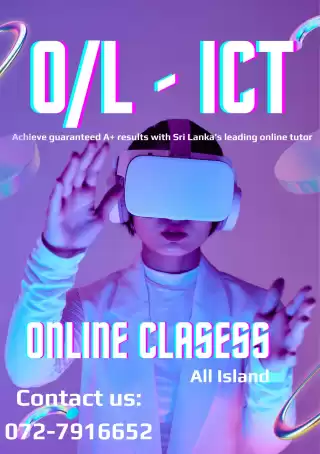 O/L - ICT - Online (English & Sinhala)