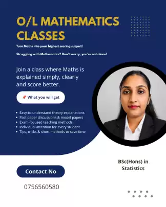 O/L Mathematics ( Both Sinhala & English Medium)