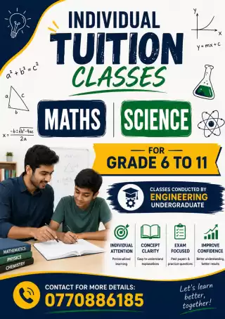 O/L maths and science classes