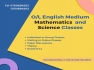 O/L Maths and Science Classes English Medium(6-11)
