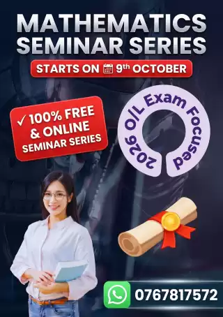O/L Maths Free Seminar Series