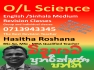 O/L Science- English and Sinhala Medium 