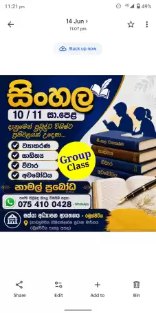 O/L SINHALA class