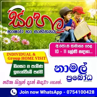 O/L Sinhala individual class