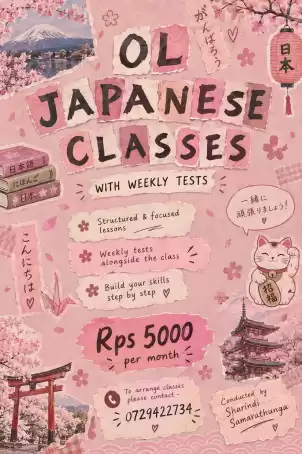 OL Japanese classes