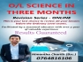 OL Science In Three Months - ONLINE