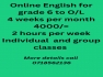 On-line  classes English