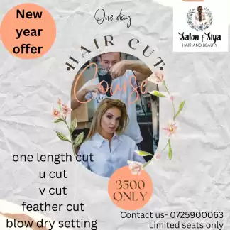 One day hair cutting class