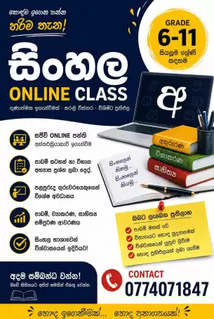 🌟 ඔබේ දරුවාගේ සිංහල දැනුම ශක්තිමත් කරන හොඳම ONLINE පන්තිය! 🌟