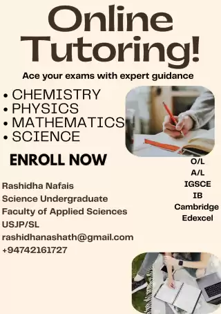 Online A/L Chemistry class