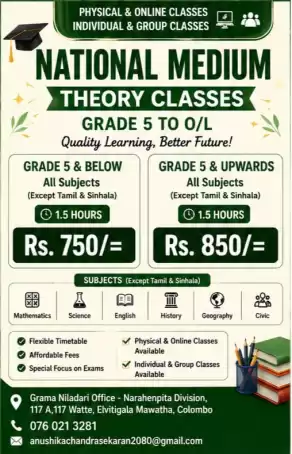 ONLINE AND PHYSCIAL CLASSES