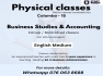 Online and Physical classes available for Business and Accounting studies
