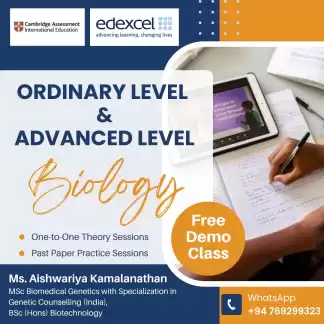 Online Biology Classes for O/L and A/L