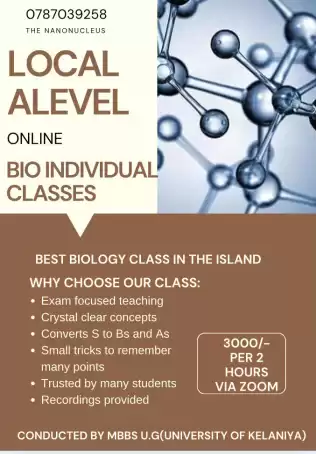 Online BIOLOGY Individual Class