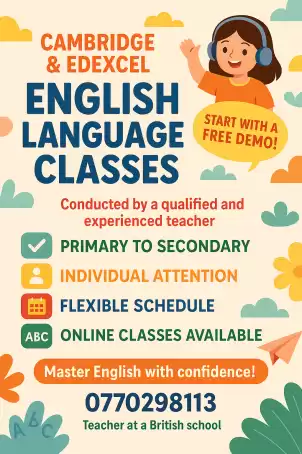 Online Cambridge and edexcel English teaching