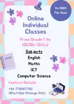 Online Class (English, Math, ICT, Computer Science)