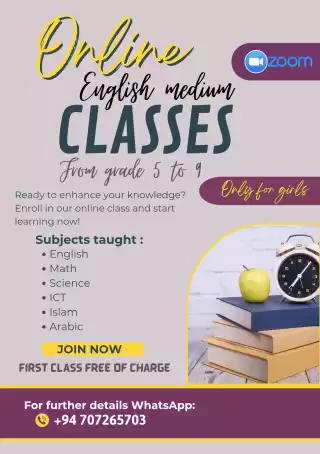 Online classes for grade 5 - 10