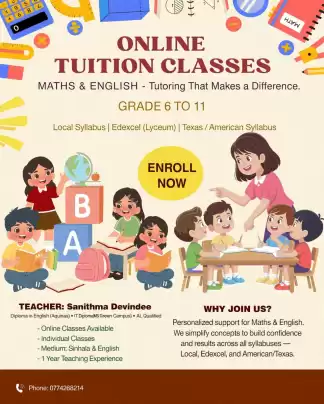 ONLINE CLASSES FOR GRADE 6 - 11