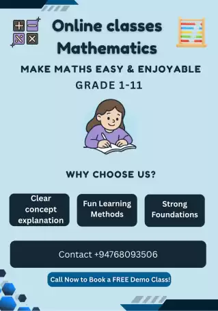 Online classes for mathematics
