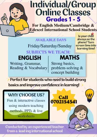 Online classes for primary