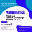 Online classes - IGCSE Edexcel & Cambridge Mathematics