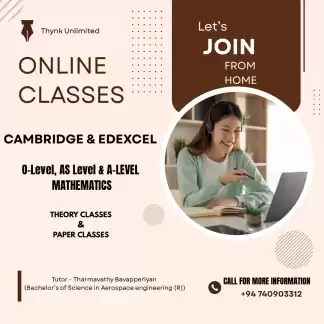 Online Classes - O-Level, AS Level & A level Mathematics - Cambridge &Edexcel curriculum