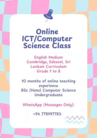 Online Computing / ICT Class
