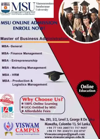 ONLINE DEGREE COURSES - BA,MA,MBA