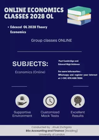 Online Edexcel Economics Classes