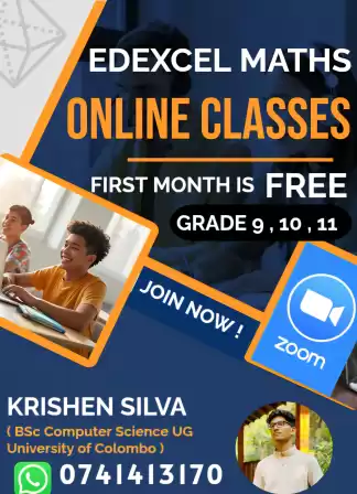 ONLINE EDEXCEL MATHEMATICS CLASSES (grade 9 , 10 , 11)