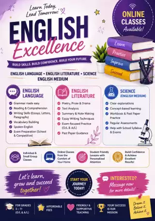 Online English and English Literature Classes