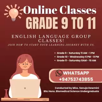 ONLINE ENGLISH CLASSES