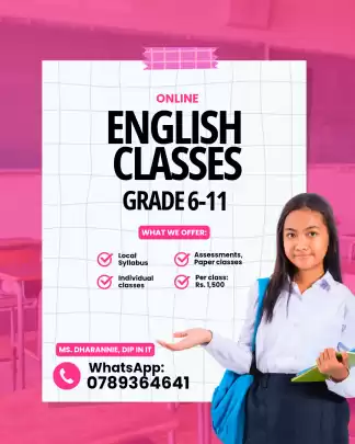 ONLINE ENGLISH CLASSES GRADE 6-11