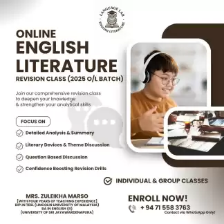 Online English Literature Revision Class