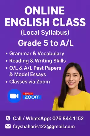 Online English Mastery – Grade 5 to A/L