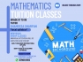 Online English Medium Mathematics Classes from grade 1 onwards local syllabus 