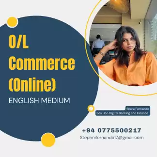 Online English Medium O/L Commerce Class (Individual)