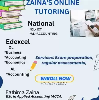 Online G. C . E AL Accounting English medium class