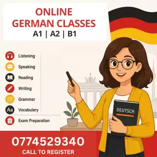 ONLINE GERMAN CLASSES – A1 | A2 | B1