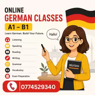 Online German Classes for Beginners & Goethe Exam Preparation (A1–B1)
