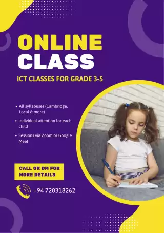 Online ICT Classes for Grade 3, 4 & 5