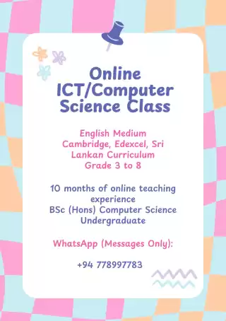 Online ICT / Computer Science Class