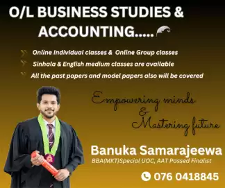 Online Individual and Online Group Classes (Sinhala and English Medium)
