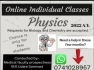 Online Individual Classes 