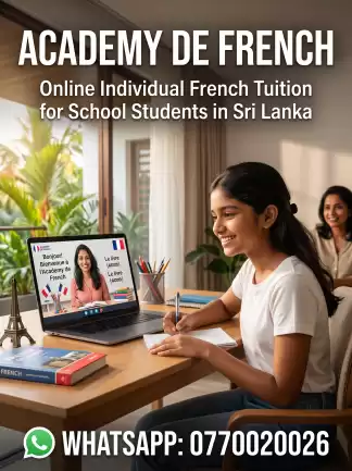 🇫🇷📚 ONLINE INDIVIDUAL FRENCH TUITION FOR SCHOOL STUDENTS 🇱🇰💻