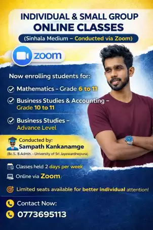 online individual & Small Group Class