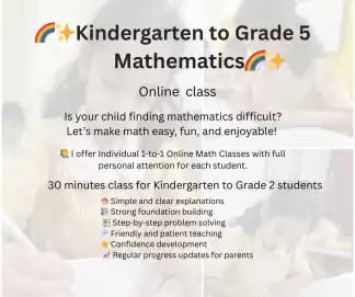 🌈✨ ONLINE MATH CLASSES FOR KIDS ✨🌈