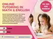 Online Math & English Tutoring